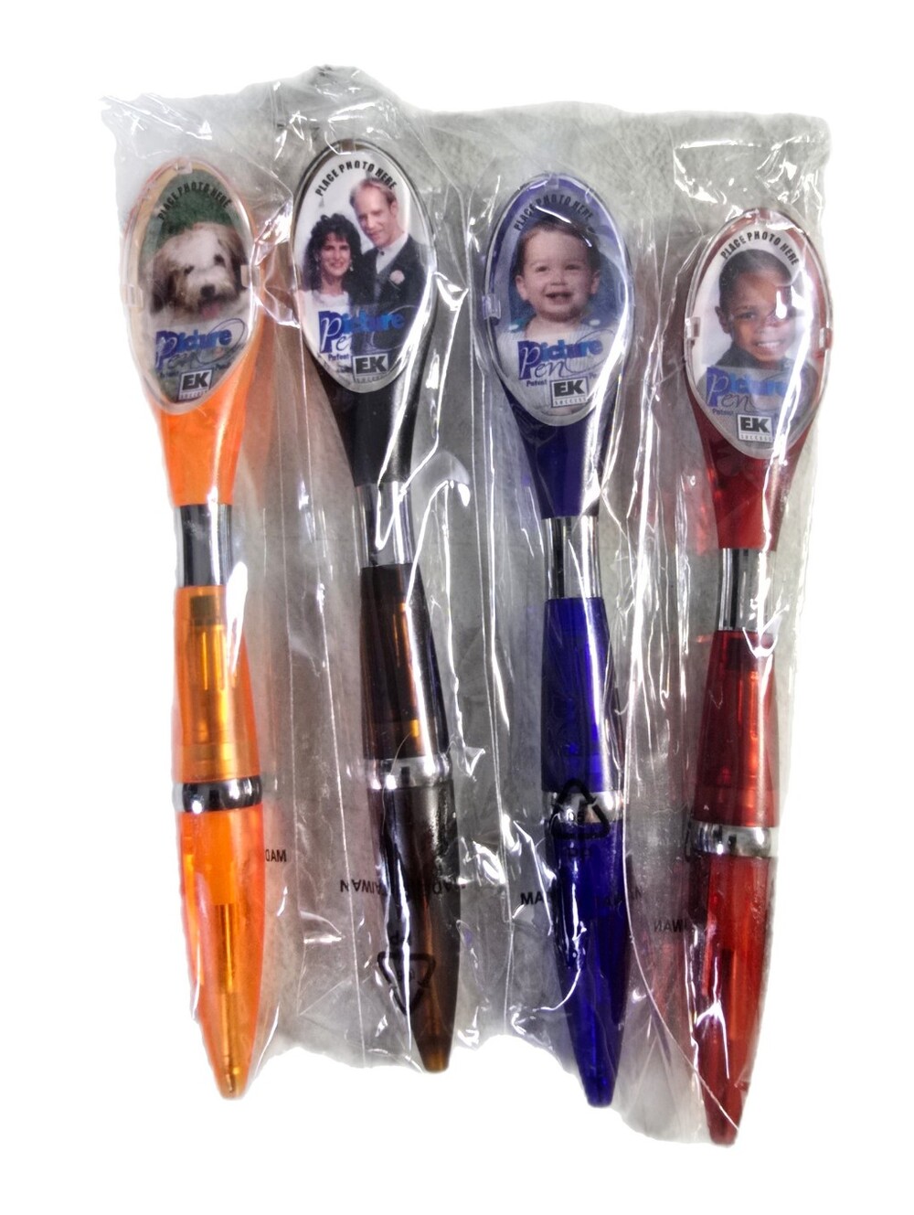 Vintage Picture Pen EK Success Vintage 80’s 90’s NOS - Lot Of 4 Multicolor Pens